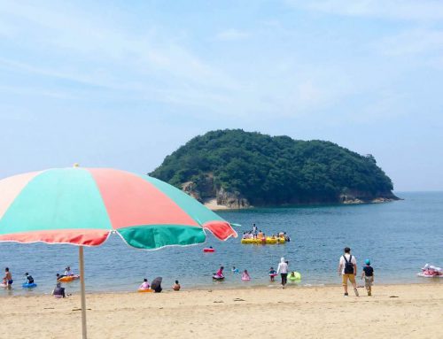 Make the most time for summer activites at Sensuijima Island! “Tomonoura Beach”